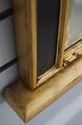 72868: LABARGE Black & Gold Regency Triple Panel M