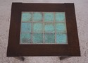 72880: STICKLEY Mission Oak Tile Top Lamp Table