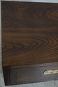 72795: Pair Of HENREDON Oak Campaign Style Drop Fr