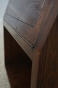72795: Pair Of HENREDON Oak Campaign Style Drop Fr