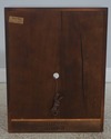 72795: Pair Of HENREDON Oak Campaign Style Drop Fr