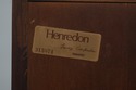 72795: Pair Of HENREDON Oak Campaign Style Drop Fr