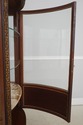 L72780: PAINES Vernis Martin Bow Front Mahogany Vi