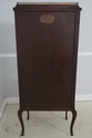 L72780: PAINES Vernis Martin Bow Front Mahogany Vi