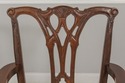 L59855EC: Set of 8 CRAFTIQUE Chippendale Mahogany 