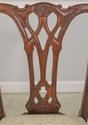 L59855EC: Set of 8 CRAFTIQUE Chippendale Mahogany 