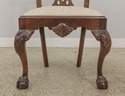 L59855EC: Set of 8 CRAFTIQUE Chippendale Mahogany 