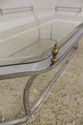 F59869EC: Modern Design Chrome & Brass Glass Top C