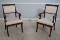L68172: Set of 8 BAKER Neoclassical Mahogany Dinin