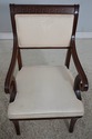 L68172: Set of 8 BAKER Neoclassical Mahogany Dinin
