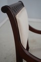 L68172: Set of 8 BAKER Neoclassical Mahogany Dinin