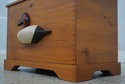 F68164: Pine Dovetailed Blanket Chest w. Decoy Duc