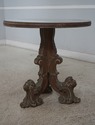 F67693: Antique Italian Eglomise Top Cherub Base L