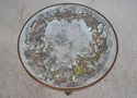 F67693: Antique Italian Eglomise Top Cherub Base L