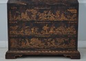 63949EC: BAKER Chinoiserie Decorated Secretary Des