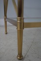 64200EC: Regency Style Brass & Glass Tiered Lamp T