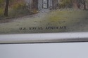 64199EC: US Naval Academy Silver Frame Eglomise Mi