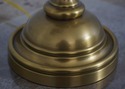 F72903: RALPH LAUREN Attributed Brass Lamp w. Leat