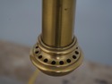 F72903: RALPH LAUREN Attributed Brass Lamp w. Leat
