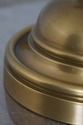 F72903: RALPH LAUREN Attributed Brass Lamp w. Leat