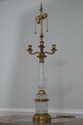 F72877: Pair WARREN KESSLER Crystal Candelabra Fre