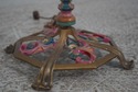 LF72897: Vintage Art Deco Peacock Shade Floor Lamp
