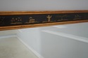 72818: FRIEDMAN BROTHERS Black & Gold Chinoiserie 