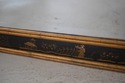 72818: FRIEDMAN BROTHERS Black & Gold Chinoiserie 