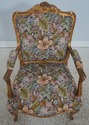 F72736: Pair Of Louis XV Giltwood Fauteuils Armcha