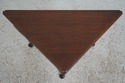 72812: BIGGS Mahogany Gate Leg Corner Table