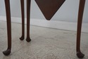 72812: BIGGS Mahogany Gate Leg Corner Table