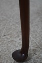 72812: BIGGS Mahogany Gate Leg Corner Table