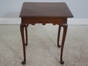72812: BIGGS Mahogany Gate Leg Corner Table