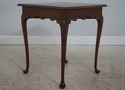 72812: BIGGS Mahogany Gate Leg Corner Table