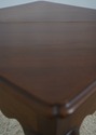 72812: BIGGS Mahogany Gate Leg Corner Table
