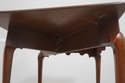 72812: BIGGS Mahogany Gate Leg Corner Table