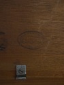 72812: BIGGS Mahogany Gate Leg Corner Table