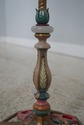 LF72897: Vintage Art Deco Peacock Shade Floor Lamp