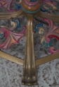 LF72897: Vintage Art Deco Peacock Shade Floor Lamp