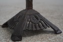 L72898: Vintage Art Deco Metal Floor Lamp w. Beade
