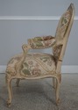 L72695: Pair Of Crackle Paint Louis XV Fauteuils A