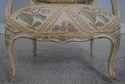 L72695: Pair Of Crackle Paint Louis XV Fauteuils A