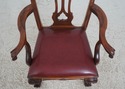 L72938: Set of 6 STICKLEY Mahogany Chippendale Din