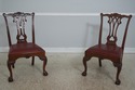 L72938: Set of 6 STICKLEY Mahogany Chippendale Din