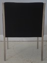 F72959: Pair JENS RISOM Black & Chrome Mid Century