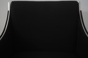 F72959: Pair JENS RISOM Black & Chrome Mid Century