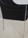 F72959: Pair JENS RISOM Black & Chrome Mid Century