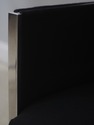 F72959: Pair JENS RISOM Black & Chrome Mid Century