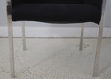 F72959: Pair JENS RISOM Black & Chrome Mid Century