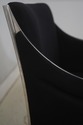 F72959: Pair JENS RISOM Black & Chrome Mid Century